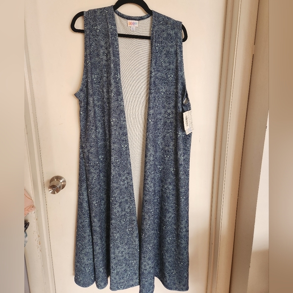 Lularoe Joy, XL, NWT, long cover up, no sleeves - Picture 1 of 2